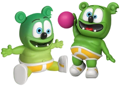 Gummibär figures featured on the United Smile website